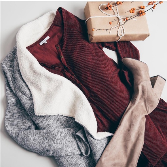 NWT // Z Supply Sherpa Sweater Cardigan - Picture 2 of 8